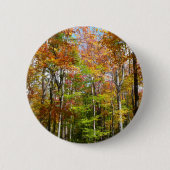 Badge Rond 5 Cm Automne Forêt II Automne Paysage Photographie (Devant)