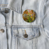 Badge Rond 5 Cm Automne Forêt II Automne Paysage Photographie (En situation)