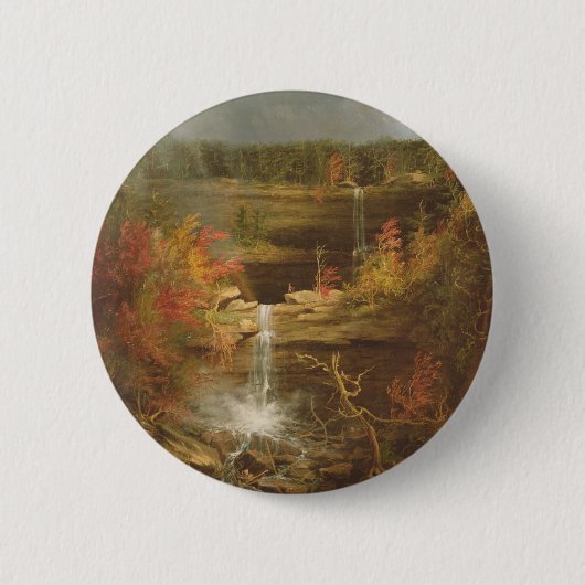 Badge Rond 5 Cm Automnes de Kaaterskill (Devant)