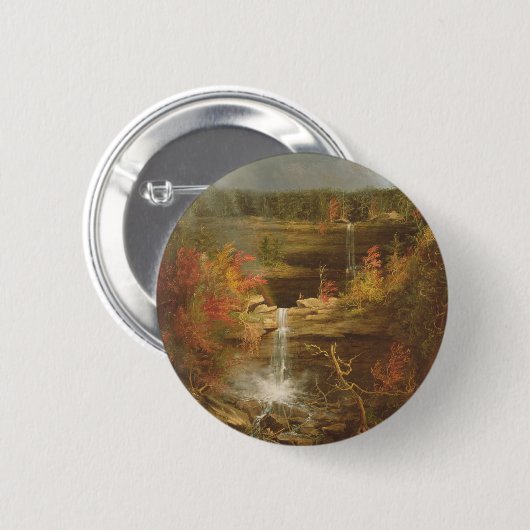 Badge Rond 5 Cm Automnes de Kaaterskill (Devant & derrière)