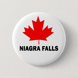 Badge Rond 5 Cm Automnes de Niagra