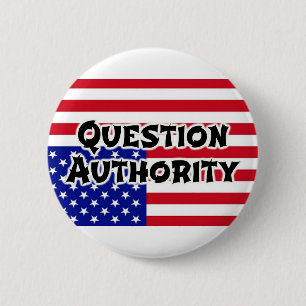 Badge Rond 5 Cm Autorité des questions