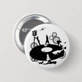 Badge Rond 5 Cm Autour de et rond (Devant & derrière)