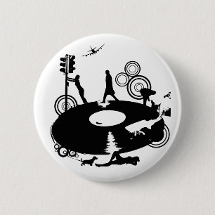 Badge Rond 5 Cm Autour de et rond