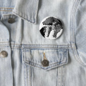 Badge Rond 5 Cm Autour du nord (En situation)