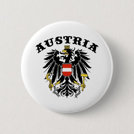 Badge Rond 5 Cm Autriche (Devant)