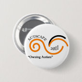 Badge Rond 5 Cm Autscape 2011 (Devant & derrière)