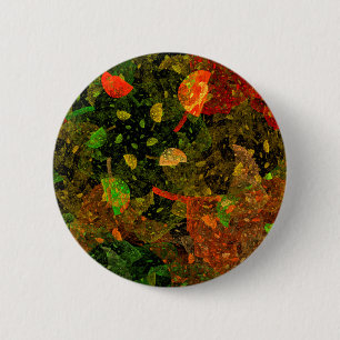 Badge Rond 5 Cm Autumn colorful decorative design