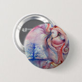 Badge Rond 5 Cm AVALON / Magie et mystère (Devant & derrière)