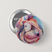 Badge Rond 5 Cm AVALON / Magie et mystère (Devant & derrière)