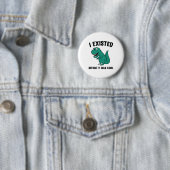 Badge Rond 5 Cm Avant C'Était Cool (En situation)