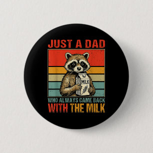 Badge Rond 5 Cm Avec La Fête des pères Lait Première Fois Papa Nou