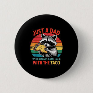 Badge Rond 5 Cm Avec les tacos cinco de mayo fête des pères