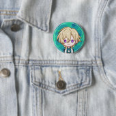 Badge Rond 5 Cm Aventurine (En situation)