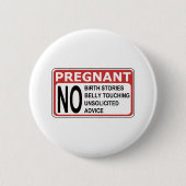 BADGE ROND 5 CM AVERTISSEMENT ENCEINTE (Devant)