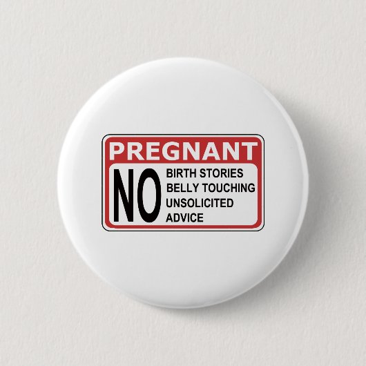 BADGE ROND 5 CM AVERTISSEMENT ENCEINTE (Devant)