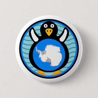 Badge Rond 5 Cm Aviaire antarctique