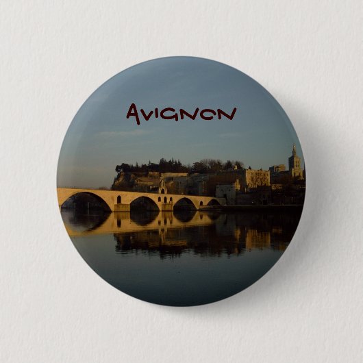 Badge Rond 5 Cm Avignon (Devant)