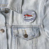 Badge Rond 5 Cm avion (En situation)