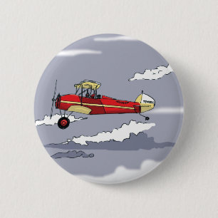 Badge Rond 5 Cm avion