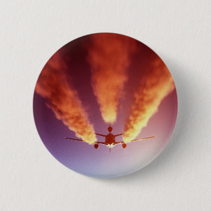 Badge Rond 5 Cm Avion de ravitaillement KC-10