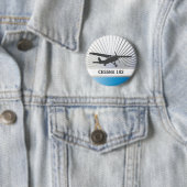 Badge Rond 5 Cm Avions à haute voilure (En situation)