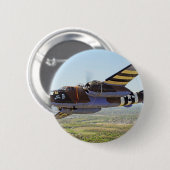 Badge Rond 5 Cm Avions de cru de B-25 Mitchell (Devant & derrière)