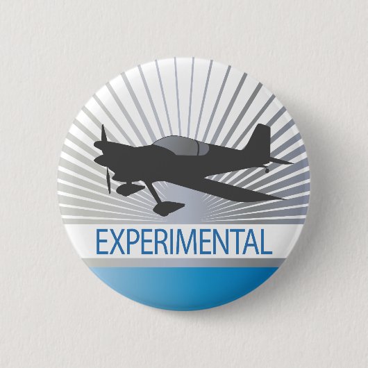 Badge Rond 5 Cm Avions expérimentaux (Devant)