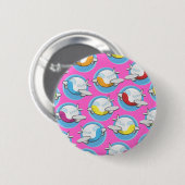 Badge Rond 5 Cm Avions Jouets (Devant & derrière)