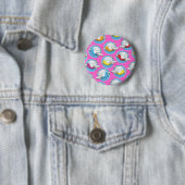 Badge Rond 5 Cm Avions Jouets (En situation)