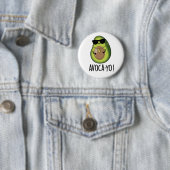 Badge Rond 5 Cm Avoca-yo Funny Cool Avocado Pun (En situation)