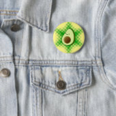 Badge Rond 5 Cm Avocado Superstar (En situation)