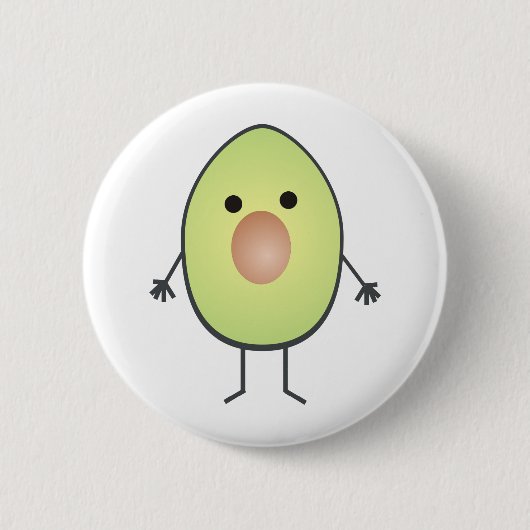 Badge Rond 5 Cm avocat (Devant)