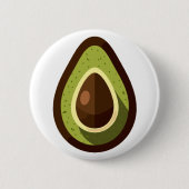 Badge Rond 5 Cm avocat (Devant)