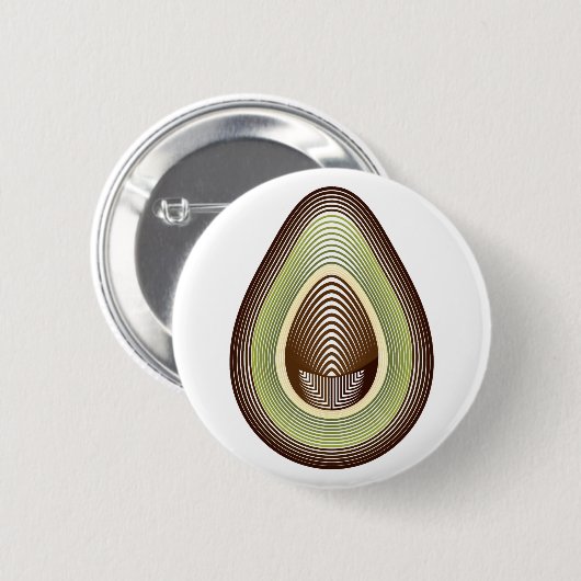Badge Rond 5 Cm avocat mod (Devant & derrière)