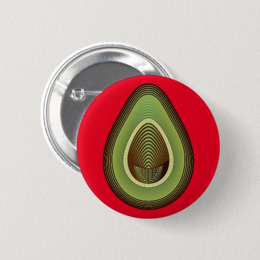 Badge Rond 5 Cm avocat mod (Devant & derrière)