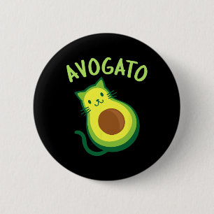 Badge Rond 5 Cm Avogato Cat Avocado - Funny Cinco De Mayo