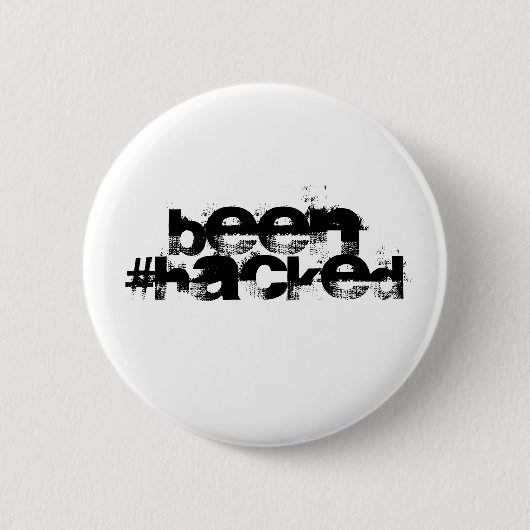 Badge Rond 5 Cm Avoir été piraté (Devant)