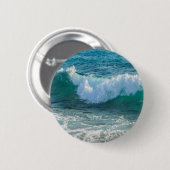 Badge Rond 5 Cm Awesome Wave mer mer mer mer mer nature océan (Devant & derrière)