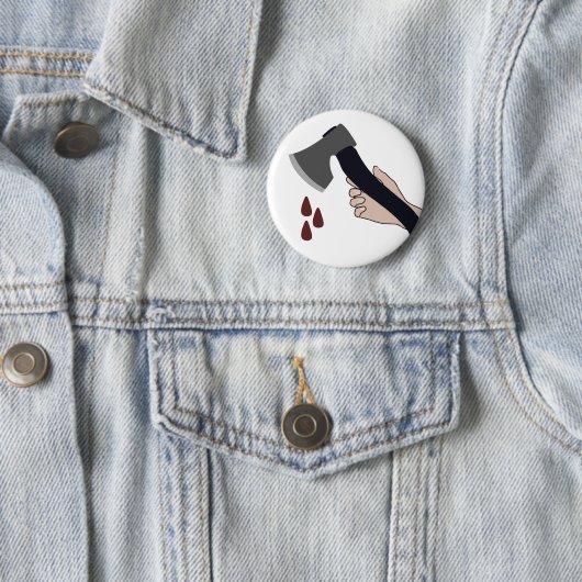 Badge Rond 5 Cm Ax alternatif (En situation)