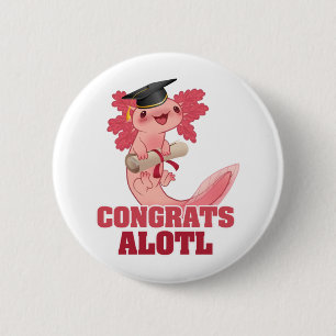 Badge Rond 5 Cm AXLOTL GRADUT ALOTL AXOLOTL Classic