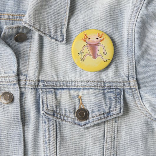 Badge Rond 5 Cm aXolotl (En situation)