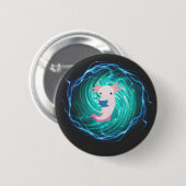 Badge Rond 5 Cm Axolotl (Devant & derrière)
