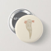 Badge Rond 5 Cm Axolotl flottant (Devant & derrière)
