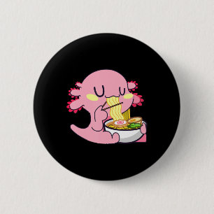 Badge Rond 5 Cm Axolotl Ramen Anime Kawaii Amateurs Nouilles Fille