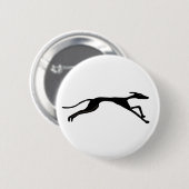 Badge Rond 5 Cm AY- conception de course de lévriers (Devant & derrière)