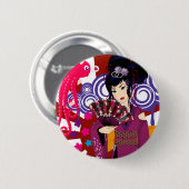 Badge Rond 5 Cm Ayaka dans la ville de Harajuku (Devant & derrière)