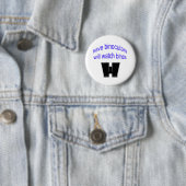 Badge Rond 5 Cm ayez les binos observera des oiseaux (En situation)