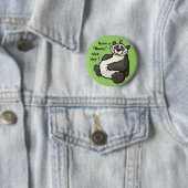 Badge Rond 5 Cm Ayez un beau jour beary (En situation)
