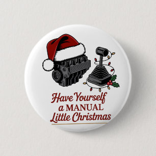 Badge Rond 5 Cm Ayez un petit Noël manuel